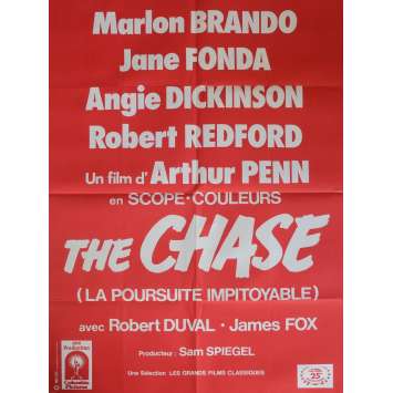 LA POURSUITE IMPITOYABLE Affiche de film Mod. B 80x120 cm - R1980 - Marlon Brando, Arthur Penn