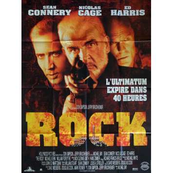 ROCK Movie Poster 47x63 in. French - 1996 - Michael Bay, Sean Connery