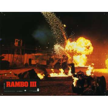 RAMBO 3 Lobby Card N15 9x12 in. French - 1988 - Sylvester Stallone, Richard Crenna