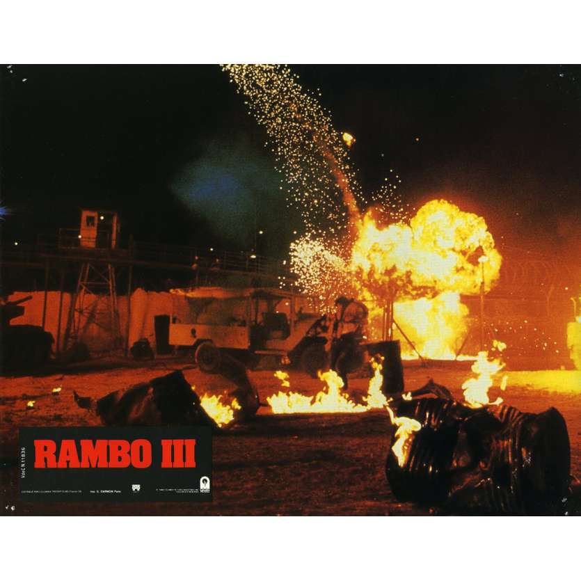 RAMBO 3 Photo de film N15 21x30 cm - 1988 - Richard Crenna, Sylvester Stallone