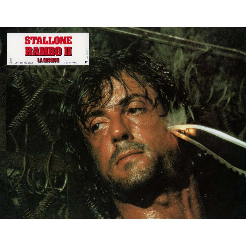 RAMBO II Photo de film N6 21x30 cm - 1985 - Sylvester Stallone, George P. Cosmatos