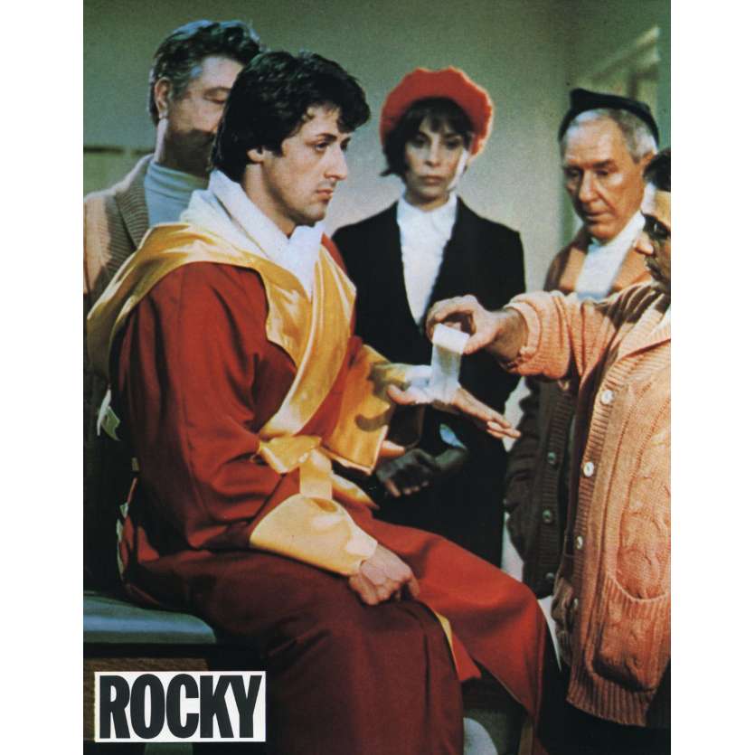 ROCKY Lobby Card N16 9x12 in. French - 1976 - John G. Avildsen, Sylvester Stallone