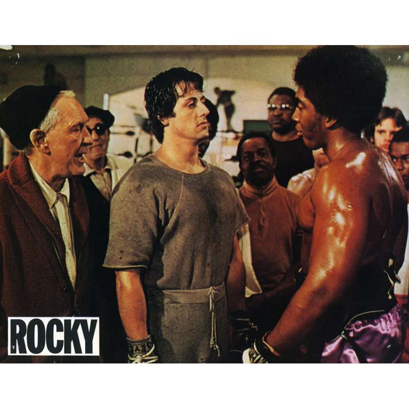 ROCKY Lobby Card N7 9x12 in. French - 1976 - John G. Avildsen, Sylvester Stallone