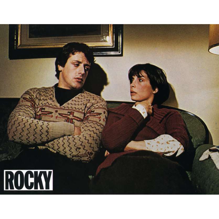 ROCKY Lobby Card N5 9x12 in. French - 1976 - John G. Avildsen, Sylvester Stallone