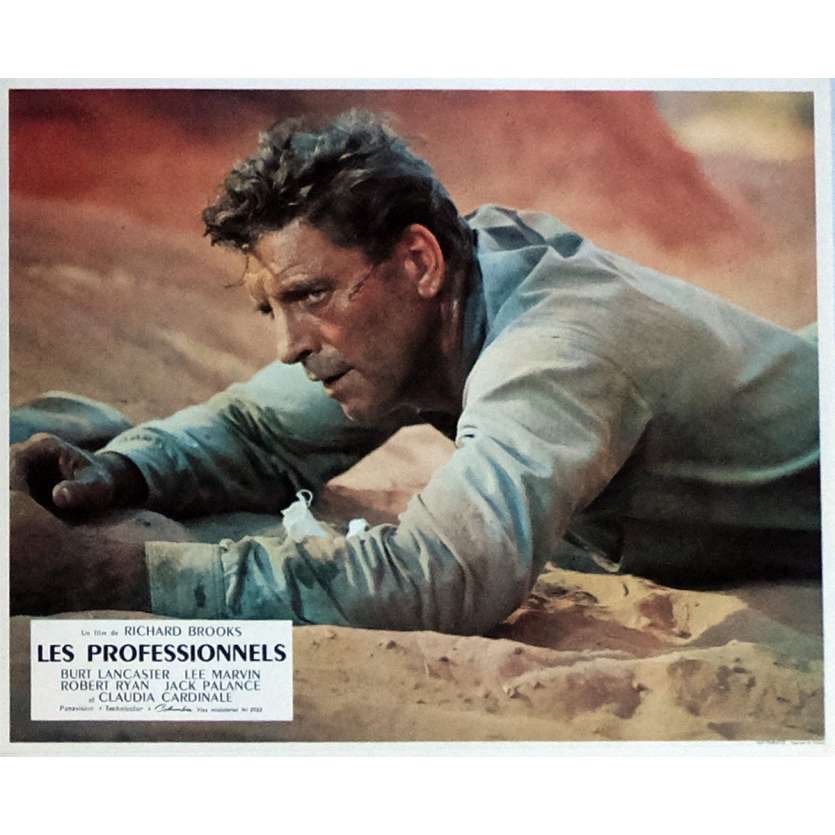 THE PROFESSIONALS Lobby Card N1 9x12 in. French - 1966 - Richard Brooks, Burt Lancaster