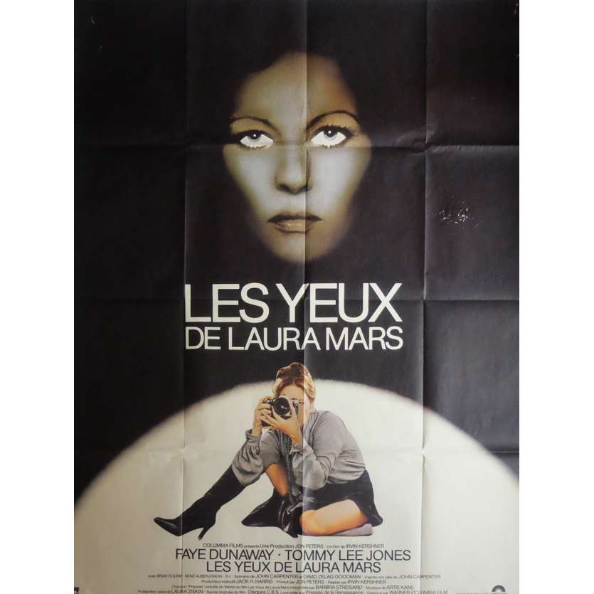 LES YEUX DE LAURA MARS Affiche de film 120x160 cm - 1978 - Faye Dunaway, Irvin Keshner