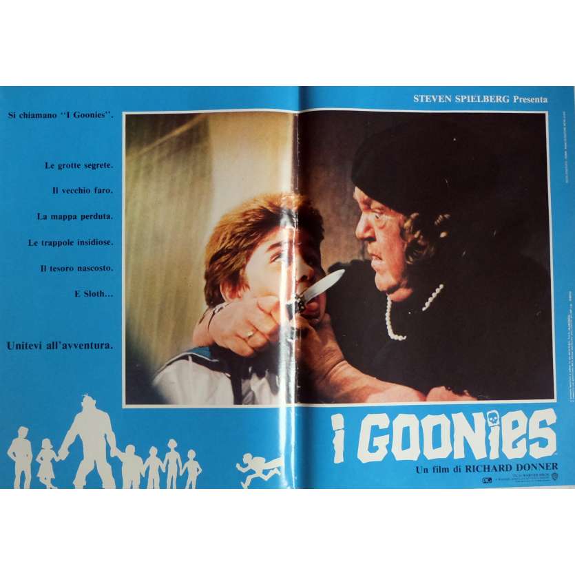 THE GOONIES Photobusta Poster N3 15x21 in. Italian - 1985 - Richard Donner, Sean Astin