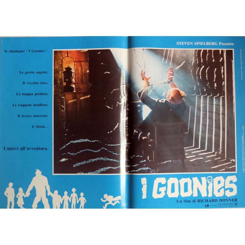 THE GOONIES Photobusta Poster N2 15x21 in. Italian - 1985 - Richard Donner, Sean Astin