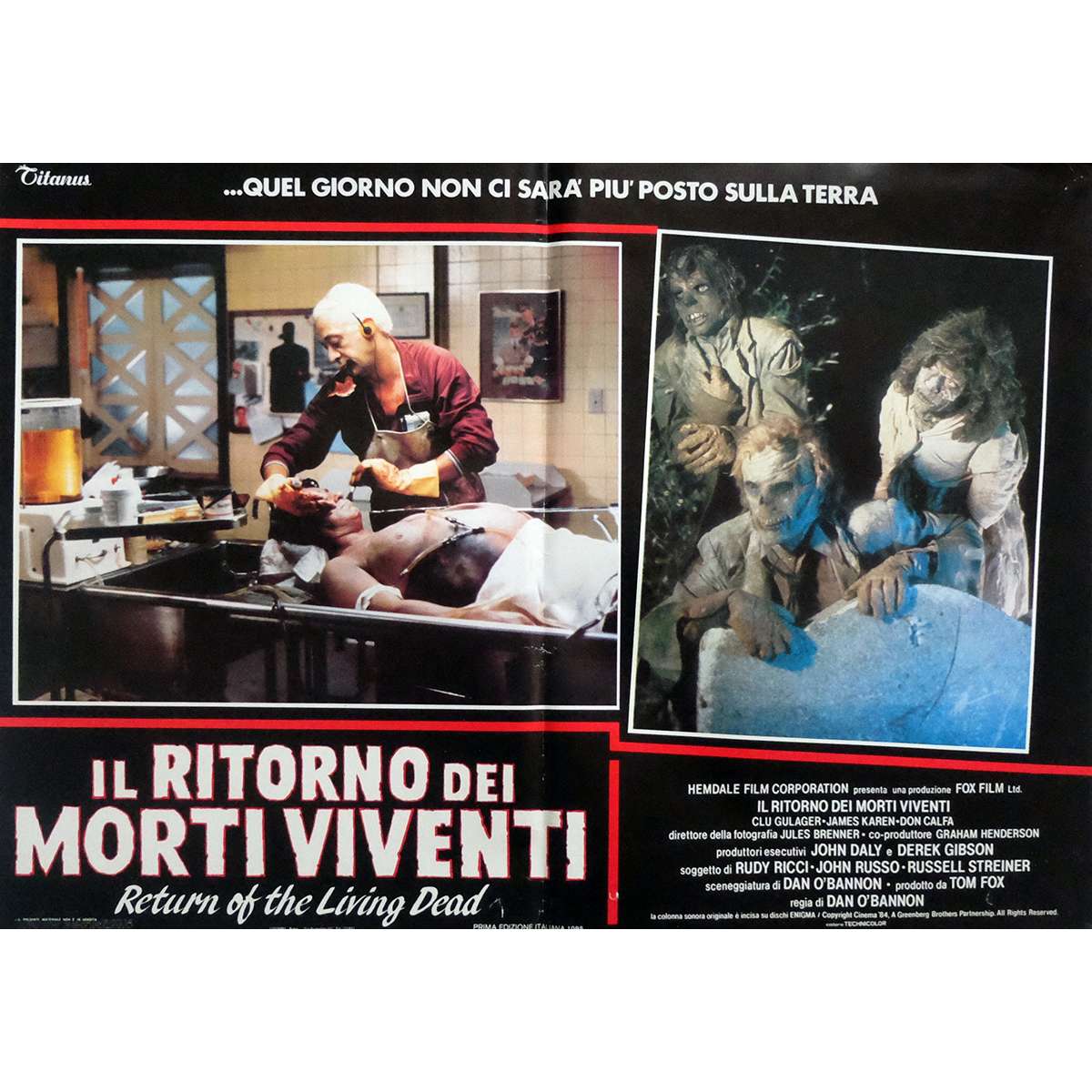 T-shirt Retour Des Morts-vivants - Design Vintage Et Graphique Du Film Culte - Taille S à 3XL