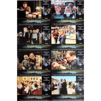 LE VILLAGE DES DAMNES Photos de film x8 28x36 cm - 1995 - Christopher Reeve, John Carpenter