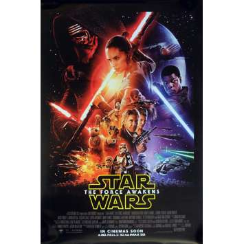 STAR WARS - THE FORCE AWAKENS VII 7 Movie Poster DS, Intl - Mod A 27x40 in. USA - 2015 STAR WARS - THE FORCE AWAKENS VII 7 Movie Poster DS, Intl - Mod A 27x40 in. USA - 2015