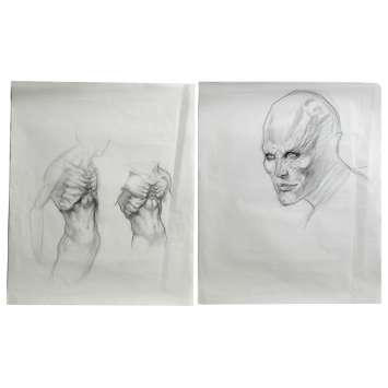BLADE 2 Lot de 2 dessins de production ORIGINAUX ! BLADE 2 Lot de 2 dessins de production ORIGINAUX !