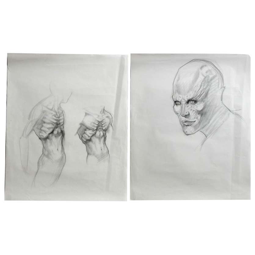 BLADE 2 Lot de 2 dessins de production ORIGINAUX !