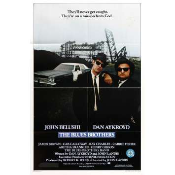 BLUES BROTHERS Affiche de film 69x104 - 1980 - Belushi, Aykroyd Original BLUES BROTHERS Affiche de film 69x104 - 1980 - Belushi, Aykroyd Original