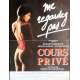 COURS PRIVE Movie Poster  15x21 in. French - 1986 - Pierre Granier-Deferre, Elisabeth Bourgine