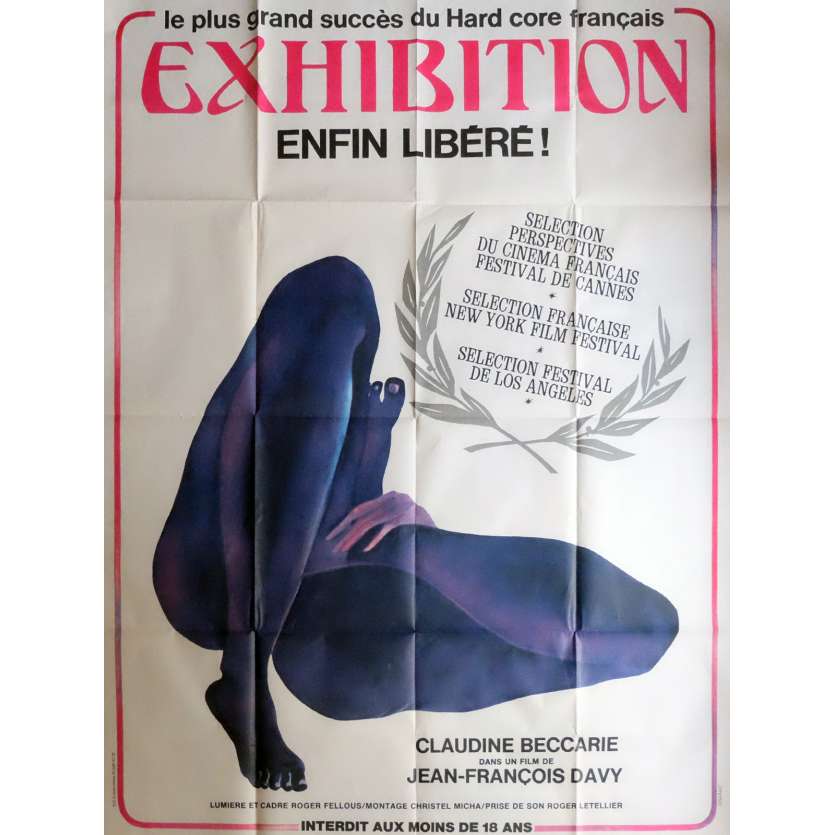 EXHIBITION Movie Poster 47x63 in. French - 1979 - Jean-François Davy, Claudine Beccarie