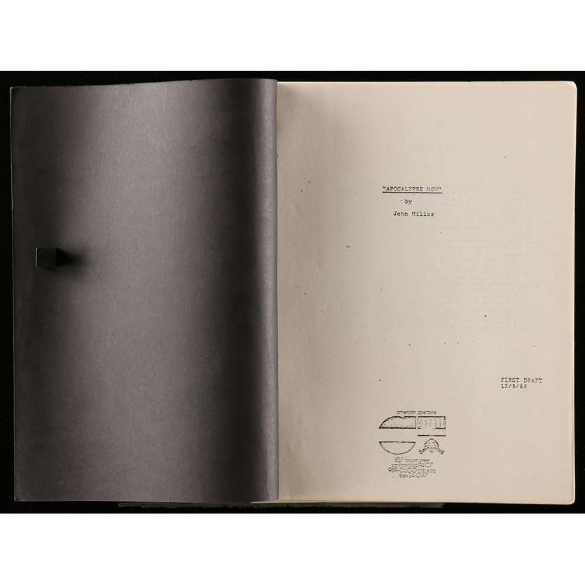 APOCALYPSE NOW Scénario 21x30 cm - 1979 - Marlon Brando, Francis Ford Coppola