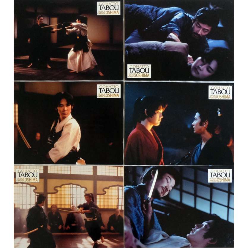 TABOO Lobby Cards x7 9x12 in. French - 1999 - Nagisa Oshima, Takeshi Kitano