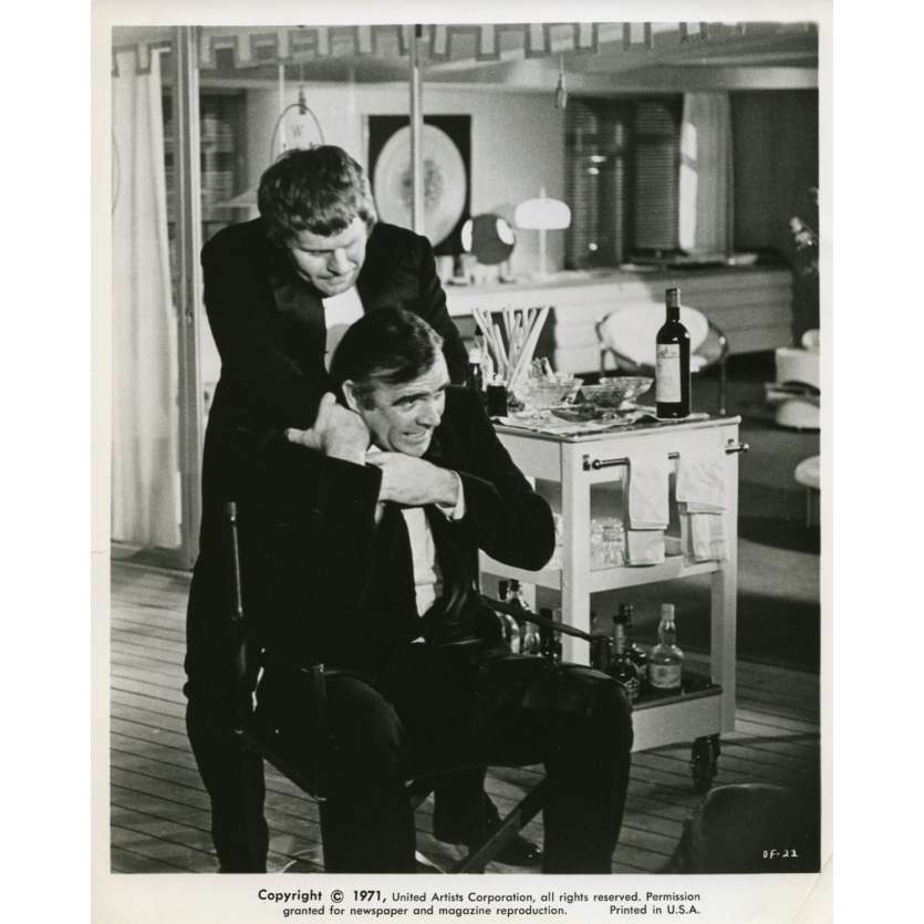 LES DIAMANTS SONT ETERNELS Photo de presse N6 20x25 cm - 1971 - Sean Connery, Guy Hamilton