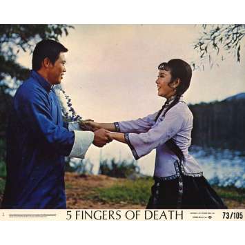 FIVE FINGERS OF DEATH Lobby Card 8x10 in. USA - 1972 - Chang Ho Cheng, Lieh Lo