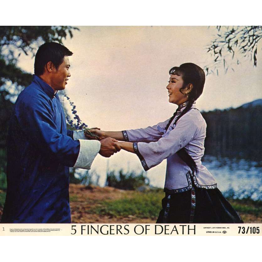 FIVE FINGERS OF DEATH Lobby Card 8x10 in. USA - 1972 - Chang Ho Cheng, Lieh Lo