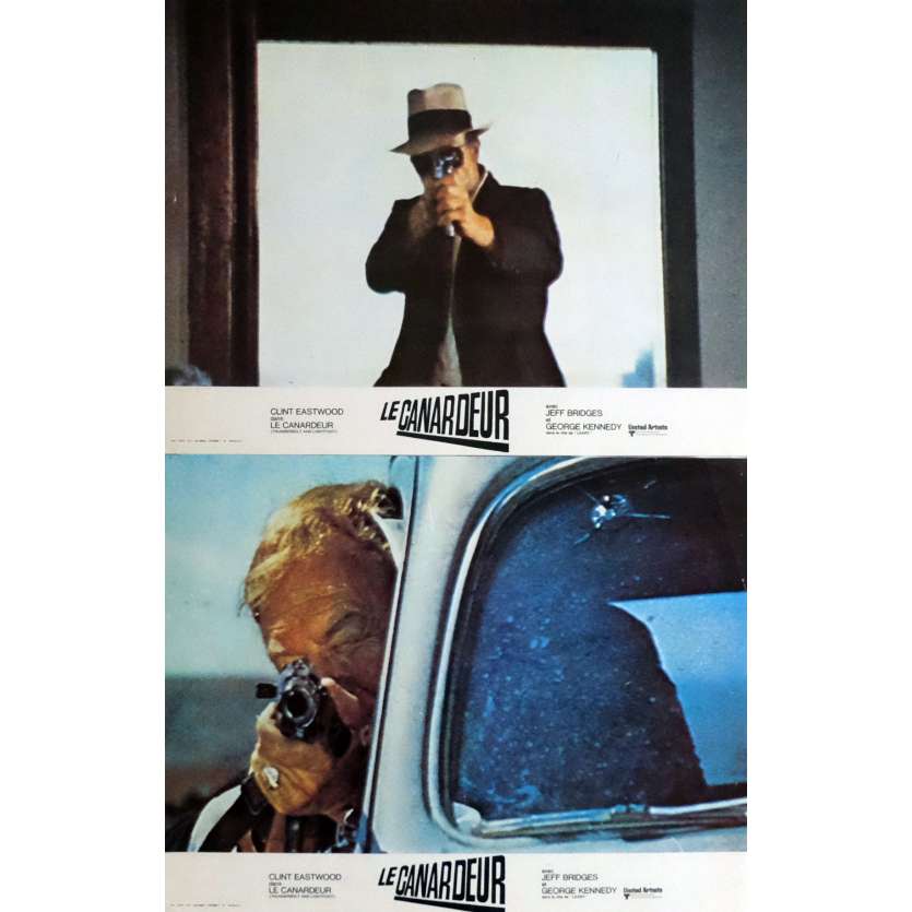 LE CANARDEUR Photos de film x2 21x30 cm - 1974 - Clint Eastwood, Michael Cimino