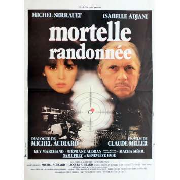 MORTELLE RANDONNEE Affiche de film 40x60 - 1983 - Isabelle Adjani, Claude Miller