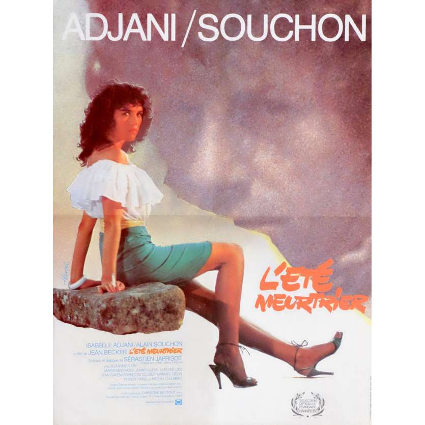 L'ETE MEURTRIER Affiche de film 40x60 - 1983 - Isabelle Adjani, Jean Becker
