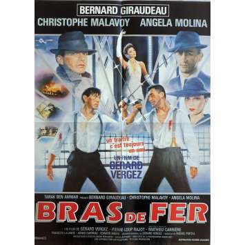 BRAS DE FER Affiche de film 40x60 cm - 1985 - Bernard Giraudeau, Gérard Vergez