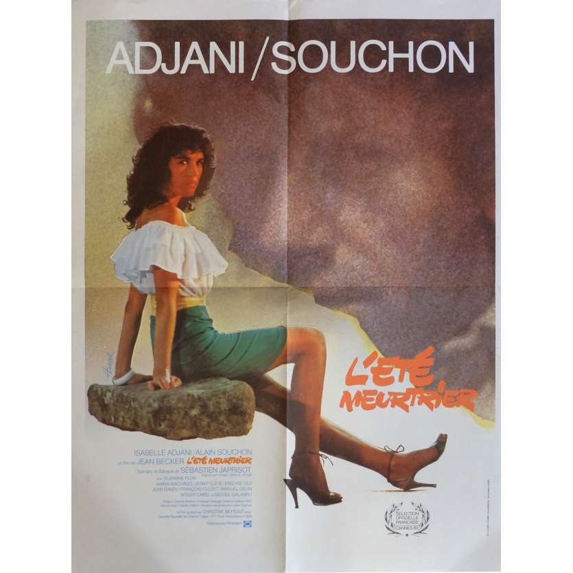 ONE DEADLY SUMMER Movie Poster 23x32 in. French - 1983 - Jean Becker, Isabelle Adjani