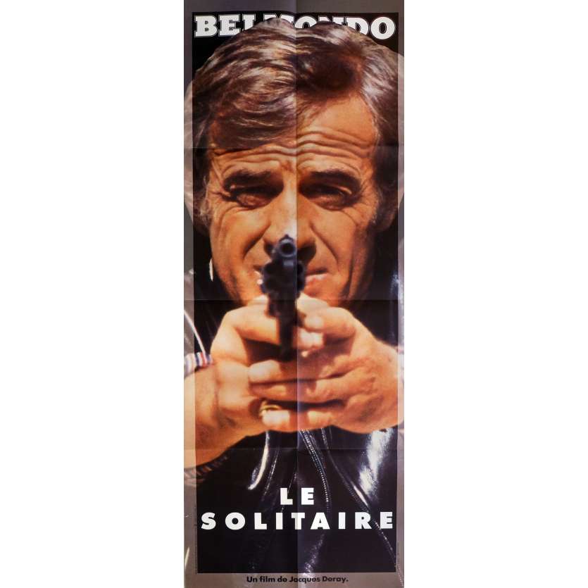 THE LONER Movie Poster  23x63 in. French - 1987 - Jacques Deray, Jean-Paul Belmondo
