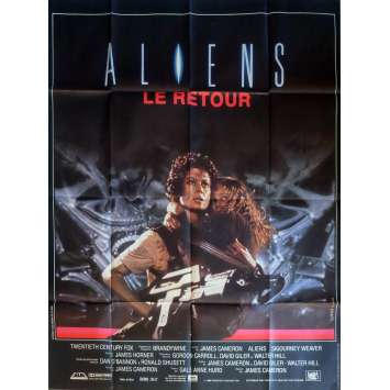 ALIENS Affiche de film 120x160 - 1986 - Sigourney Weaver, James Cameron ALIENS Affiche de film 120x160 - 1986 - Sigourney Weaver, James Cameron