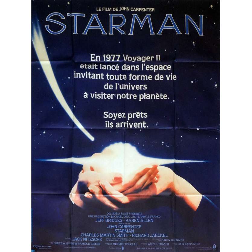 STARMAN Affiche de film  120x160 cm - 1984 - Jeff Bridges, John Carpenter