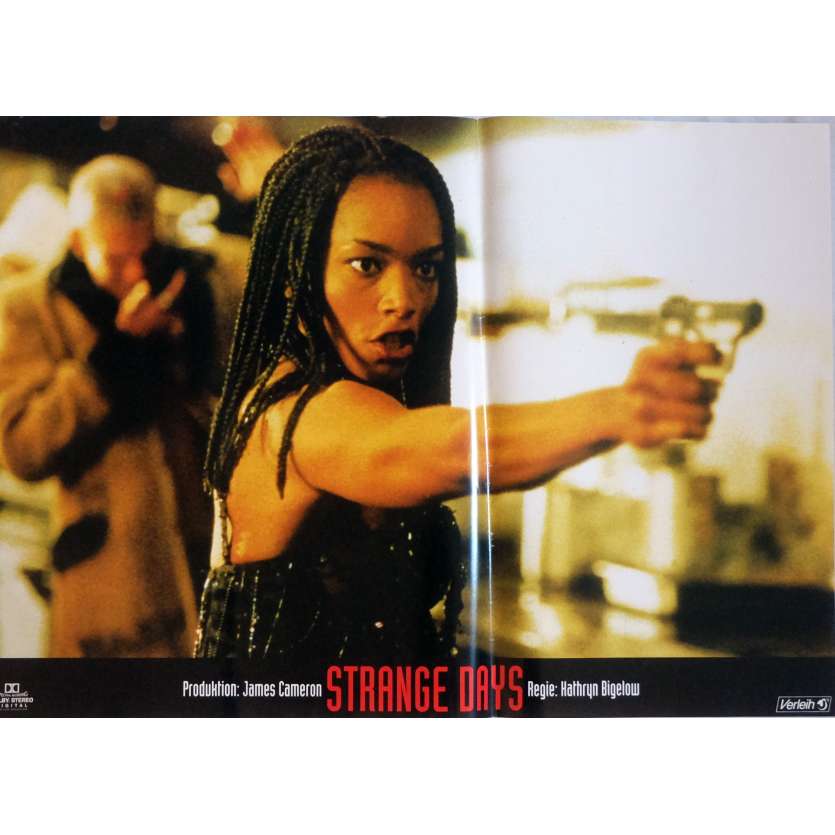 STRANGE DAYS Photobusta Poster N2 15x21 in. German - 1995 - Kathryn Bigelow, Ralph Fiennes