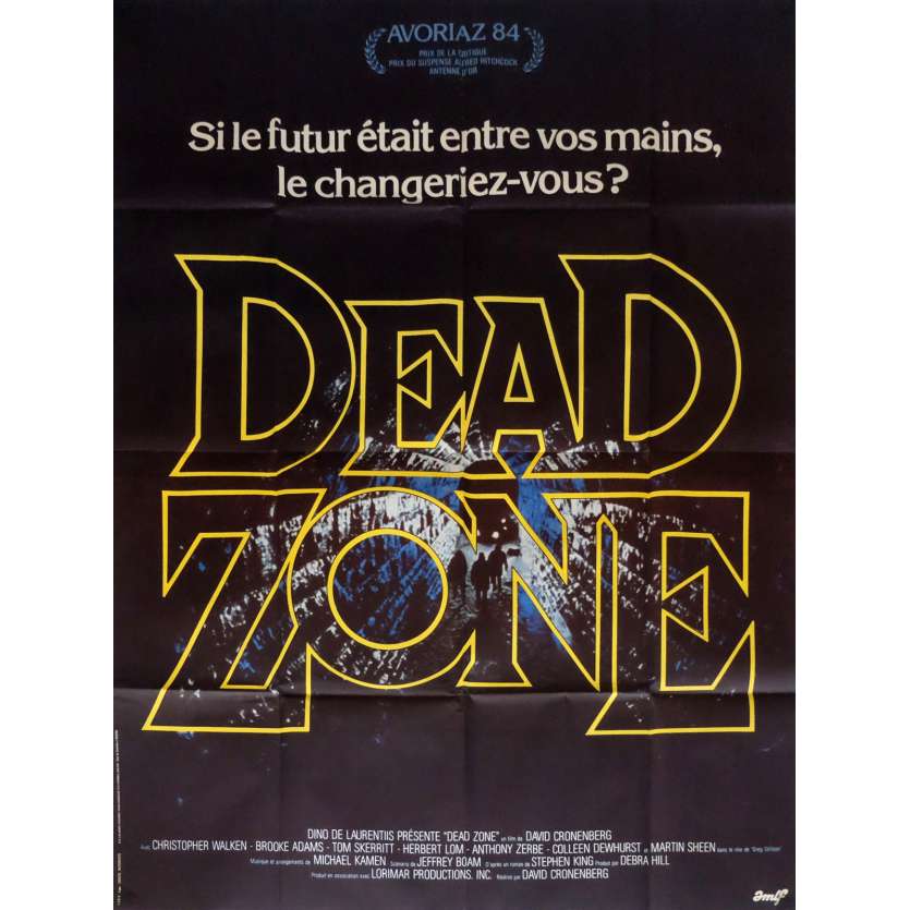 DEAD ZONE Affiche de film 120x160 - 1983 - Christopher Walken, David Cronenberg