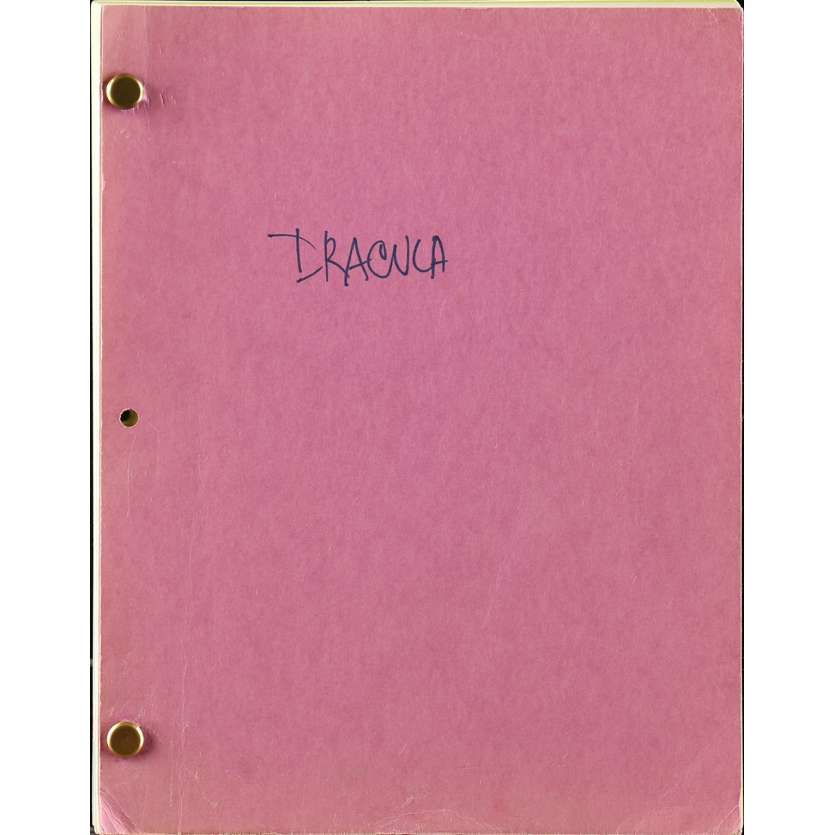 BRAM STOKER'S DRACULA Movie Script 9x12 in. Japanese - 1992 - Francis Ford Coppola, Gary Oldman, Winona Ryder