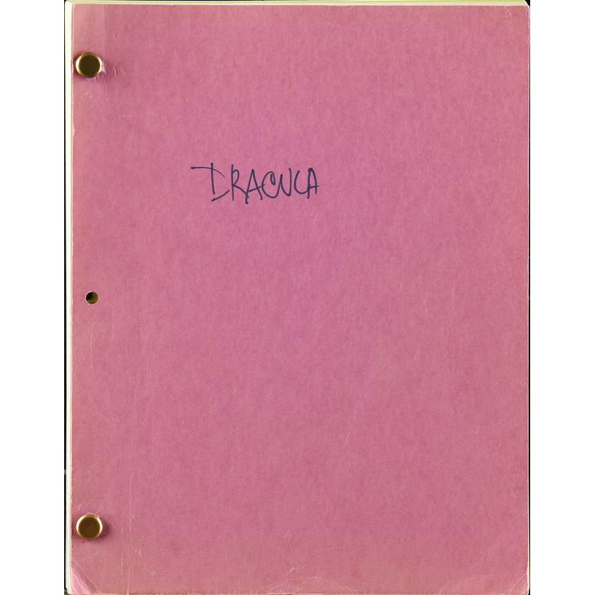 BRAM STOKER'S DRACULA Movie Script  9x12 in. Japanese - 1992 - Francis Ford Coppola, Gary Oldman, Winona Ryder