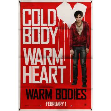 WARM BODIES Movie Poster 29x41 in. USA - 2013 - Jonathan Levine, Nicholas Hoult