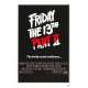 Friday THE 13TH Part II Movie Poster  29x41 in. USA - 1981 - Steve Miner, Betsy Palmer