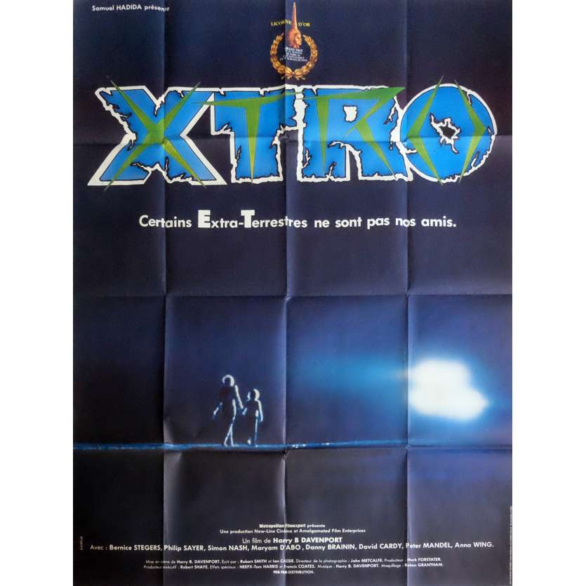 XTRO Movie Poster 47x63 in. French - 1982 - Harry Bromley Davenport, Philip Sayer