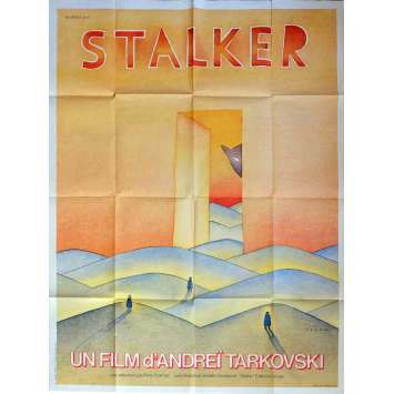STALKER Affiche de film 120x160 cm - 1979 - Alexandre Kaïdanovski, Andreï Tarkovski
