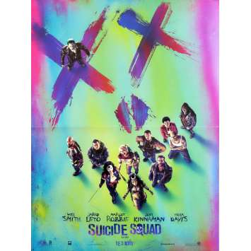 SUICIDE SQUAD Affiche de film Adv. 40x60 cm - 2016 - Margot Robbie, David Ayer