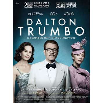 DALTON TRUMBO Affiche de film 40x60 cm - 2016 - Bryan Cranston, Jay Roach