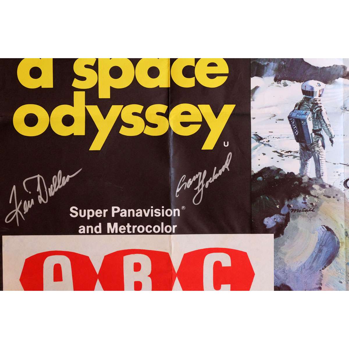 2001 L Odyssée De L Espace Livre Affiche signée de 2001 L'ODYSSEE DE L'ESPACE