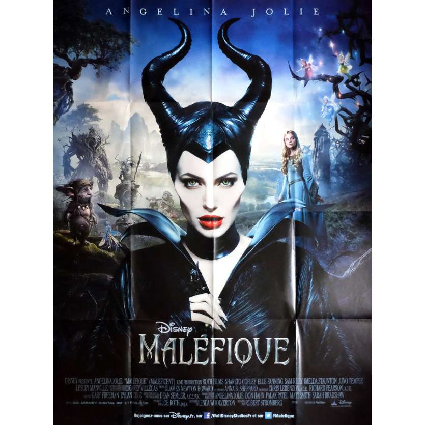 MALEFIQUE Affiche de film 120x160 cm - 2014 - Angelina Jolie, Robert Stromberg