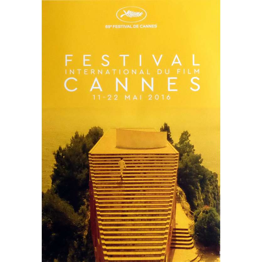 FESTIVAL DE CANNES 2016 Affiche de film  40x60 cm - 2016 - Michel Picolli, Jean-Luc Godard