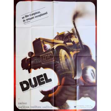 DUEL Affiche de film 120x160 cm - 1971 - Dennis Weaver, Steven Spielberg