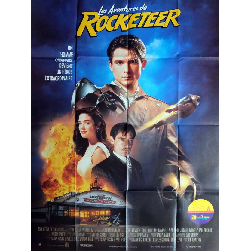 ROCKETEER French Movie Poster 47x63 '91 Jennifer Connelly