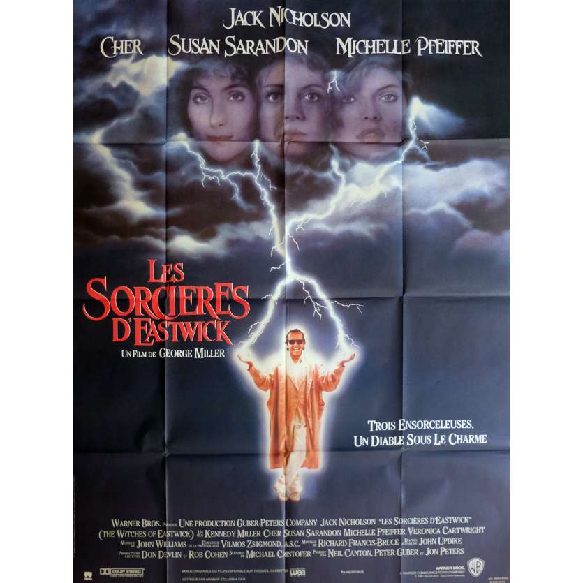 LES SORCIERES D'EASTWICK affiche de film 120x160 - 1987 - Jack Nicholson