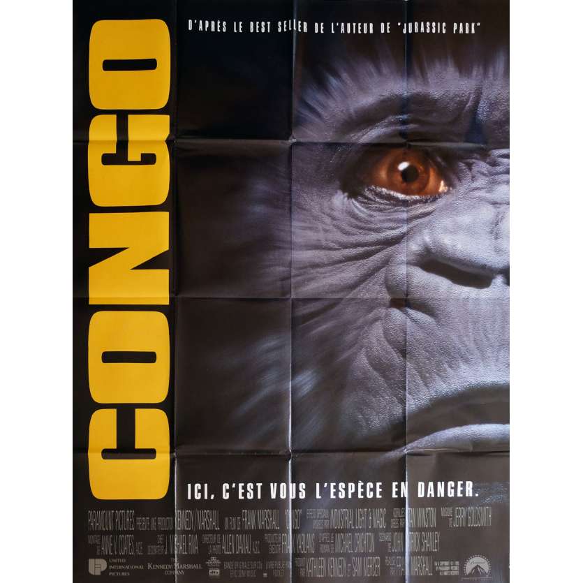 CONGO Movie Poster  47x63 in.  - 1995 - Frank Marshall, Tim Curry
